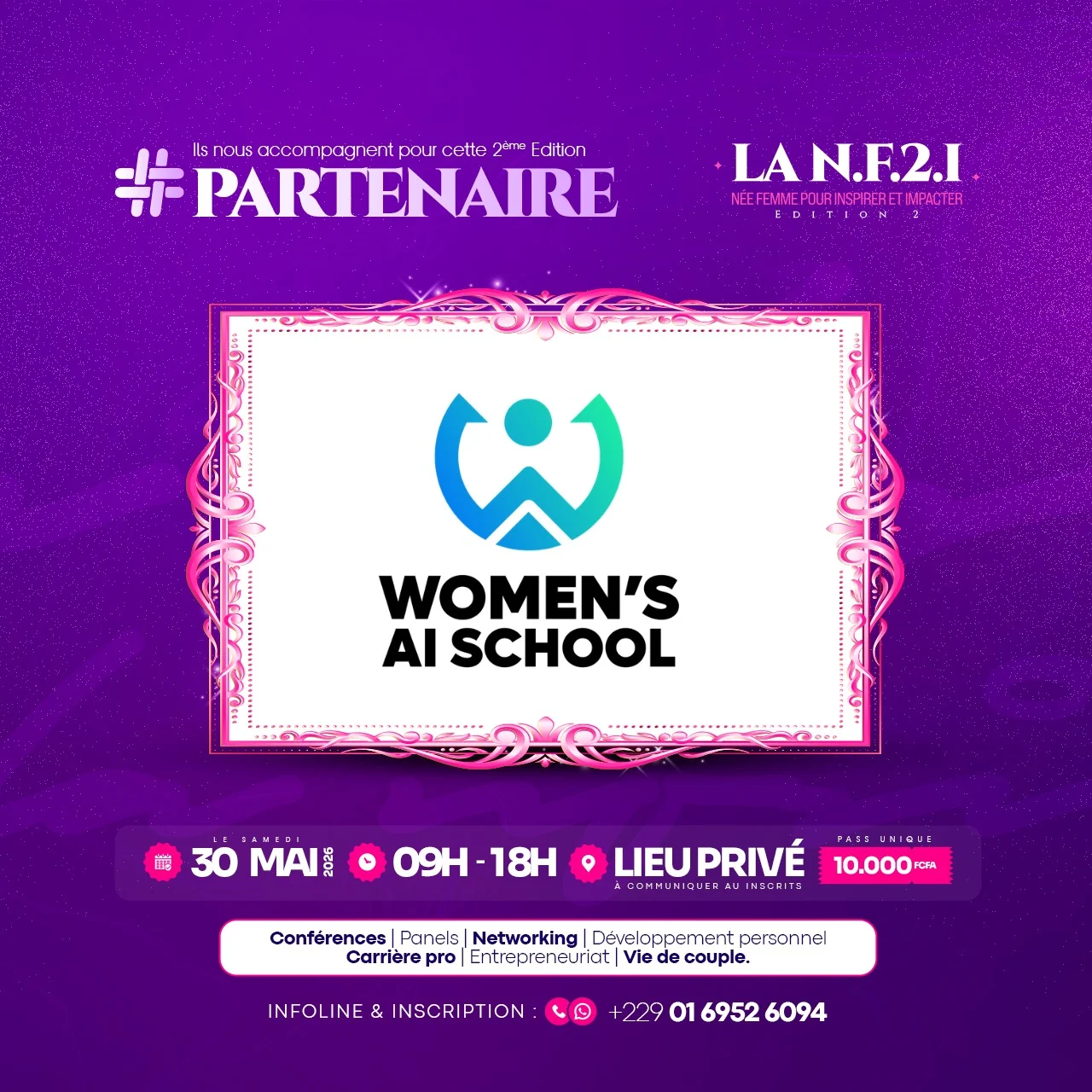 L’Intelligence Artificielle au service de l’Impact Féminin : Women’s AI School s’associe à NF2I !
